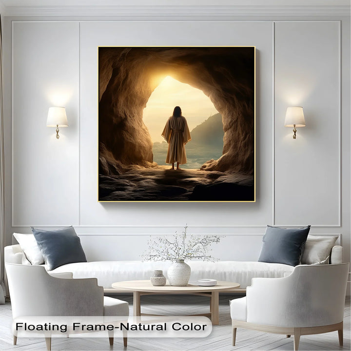 He is risen – biblical art print for Christian homes.

