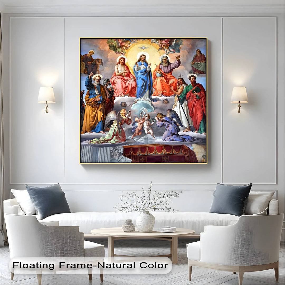 The Heavenly Coronation – Renaissance Religious Canvas Print - MyPhotoStation
