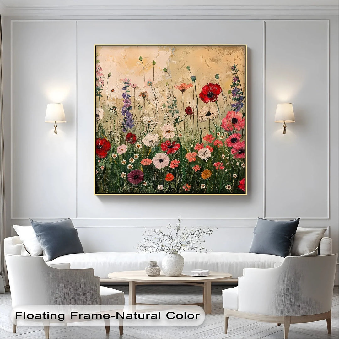 Wildflower Symphony – Colorful Floral Canvas Print - MyPhotoStation