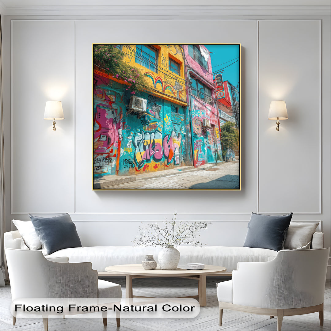 هروب الحمضيات في أمالفي – طباعة قماشية لبستان البرتقال المتوسطي