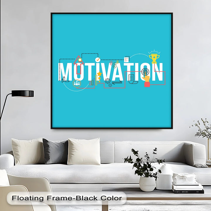 Motivation Blueprint – Inspired Canvas Print