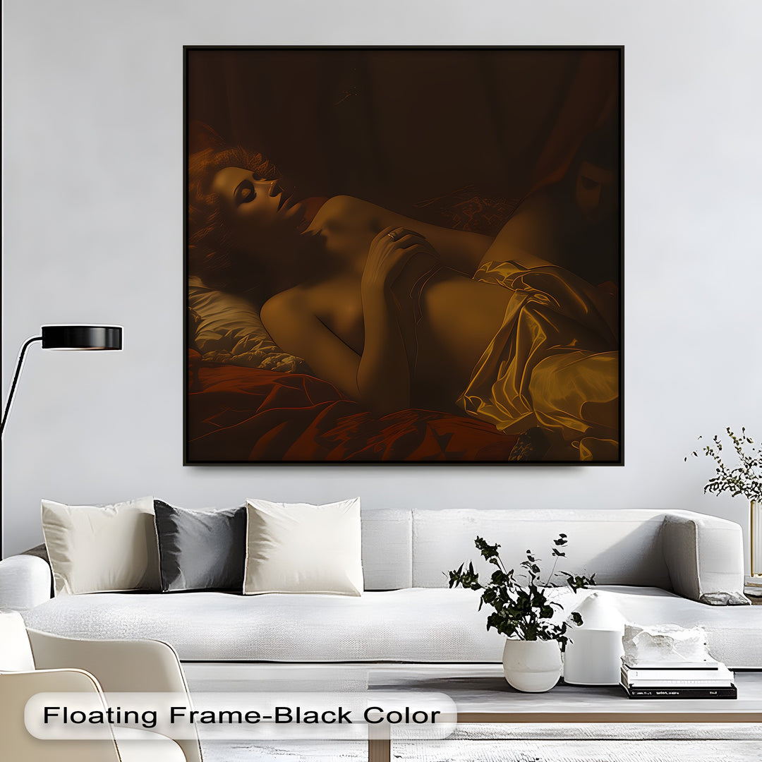 Velvet Secrets – Dark Moody Erotic Canvas Wall Art | Framed Art