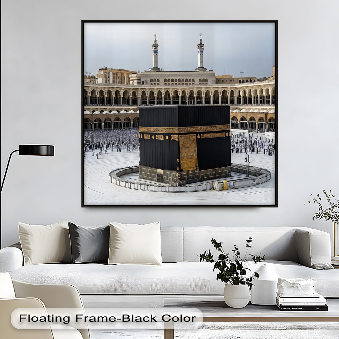 The Holy Kaaba – Majestic Islamic Wall Art of Masjid al-Haram