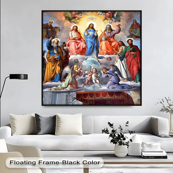 The Heavenly Coronation – Renaissance Religious Canvas Print - MyPhotoStation