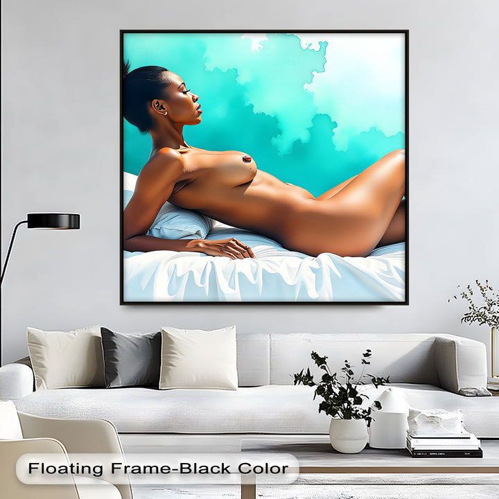 Sensual Reclining - Nude Canvas Wall Art | Erotic Canvas Prints
