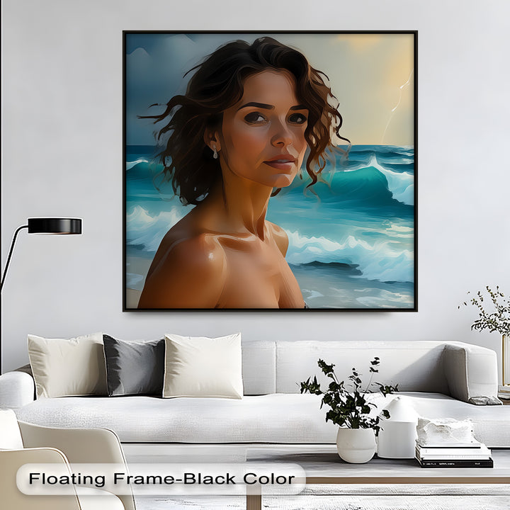 Stormy Embrace – Erotic Canvas Wall Art | Framed Canvas Print