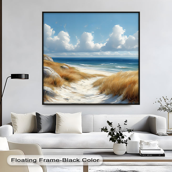 A peaceful seascape captured in premium canvas painting format.

