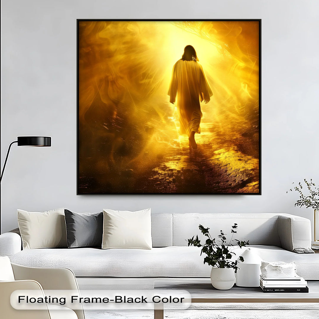 He Walks in Glory – Jesus Canvas Print
