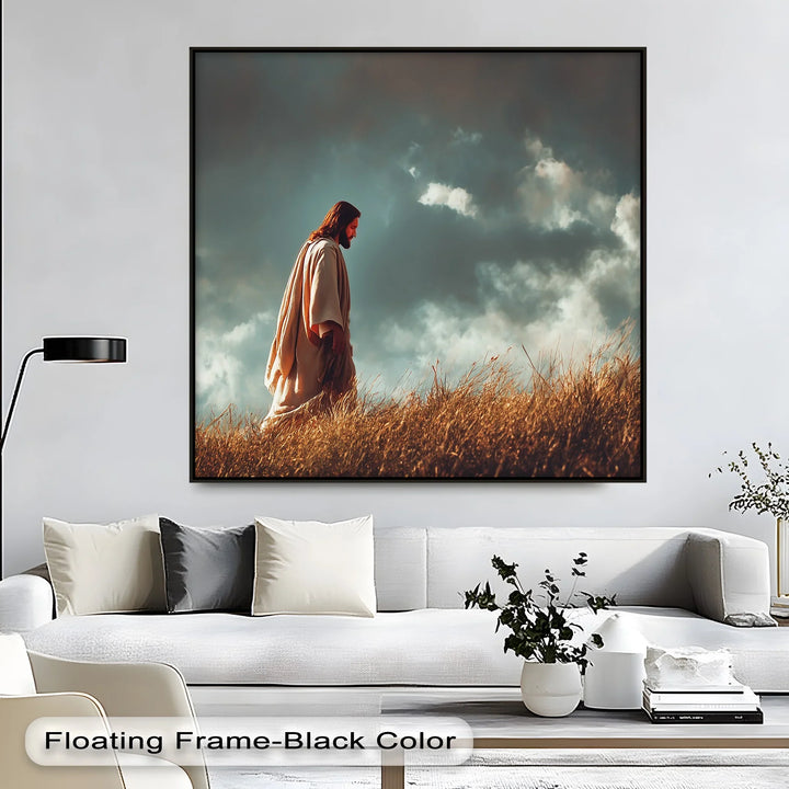 Walking in Faith – Jesus in the Wilderness Canvas Print - MyPhotoStation