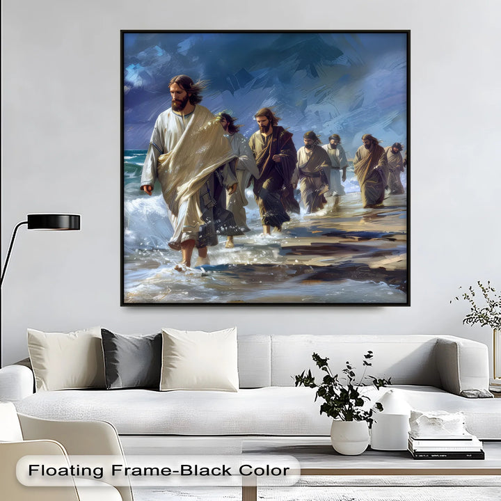 Walking with Christ – Jesus Canvas Print