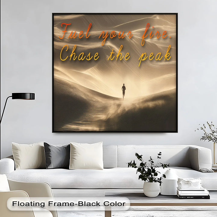 Chasing Greatness – Motivation Canvas Print