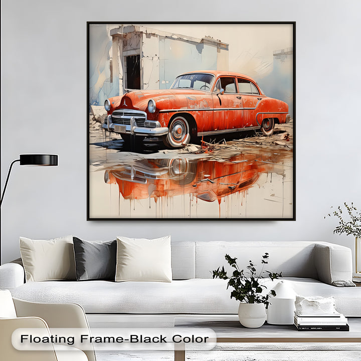 Echoes of the Past – Car Canvas Print