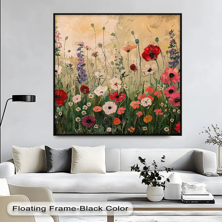 Wildflower Symphony – Colorful Floral Canvas Print - MyPhotoStation
