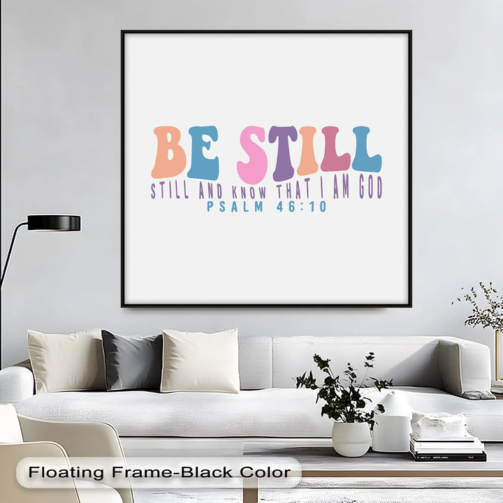 Faith based canvas print with uplifting scripture