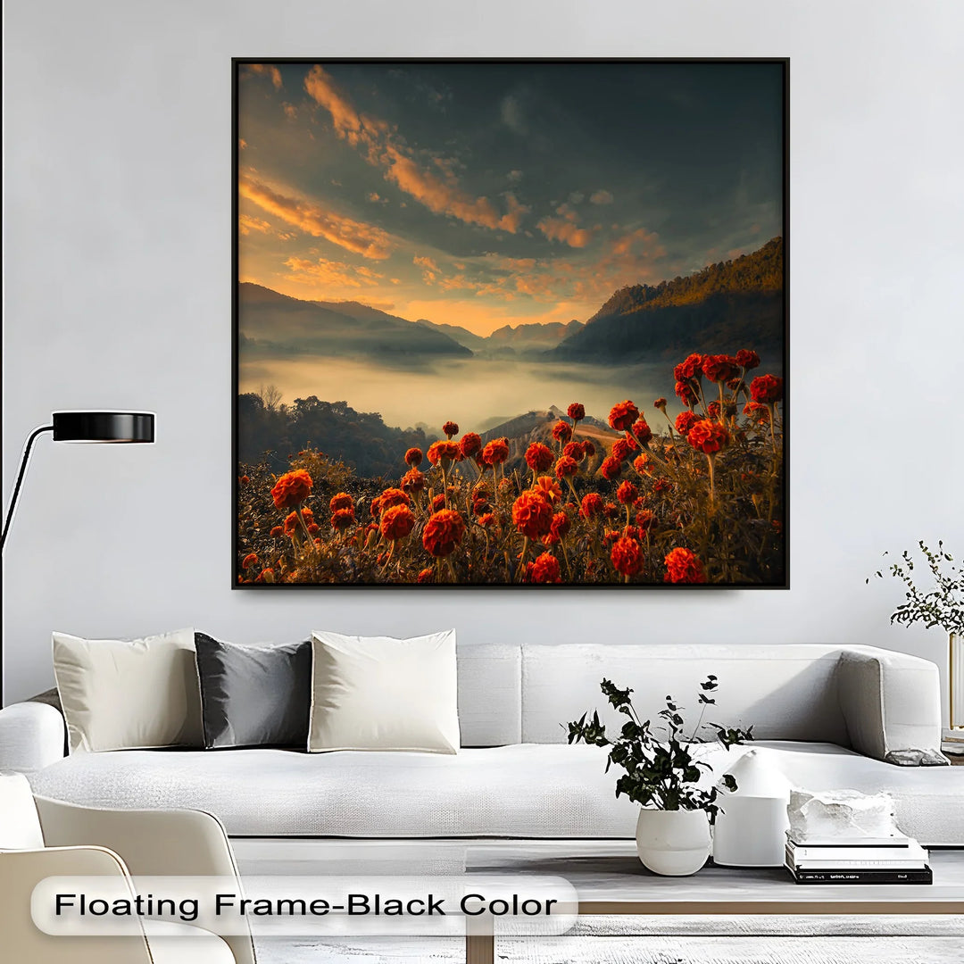 Mountain Sunrise - Landscape Canvas Print