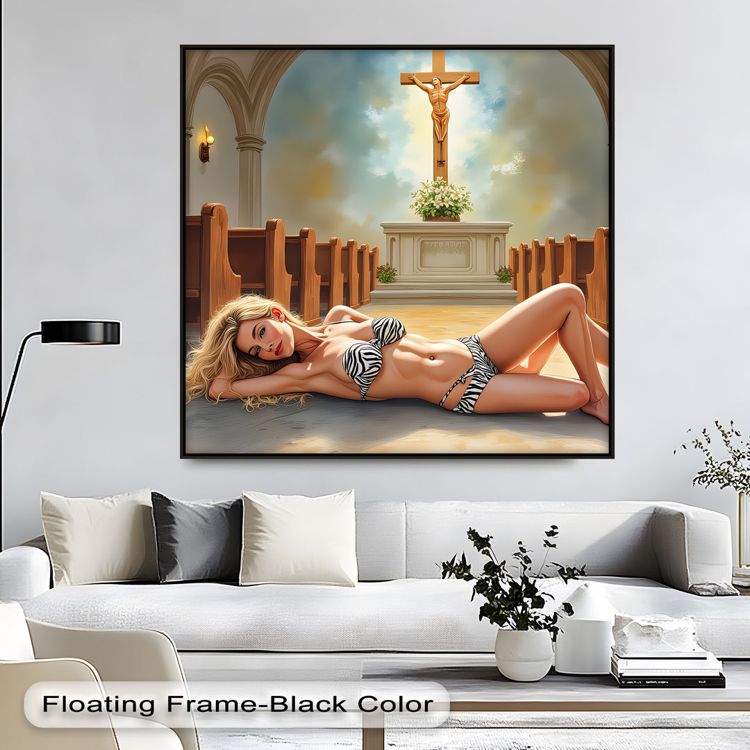 Velvet Allure – Sensual Erotic Canvas Wall Art | Framed Art