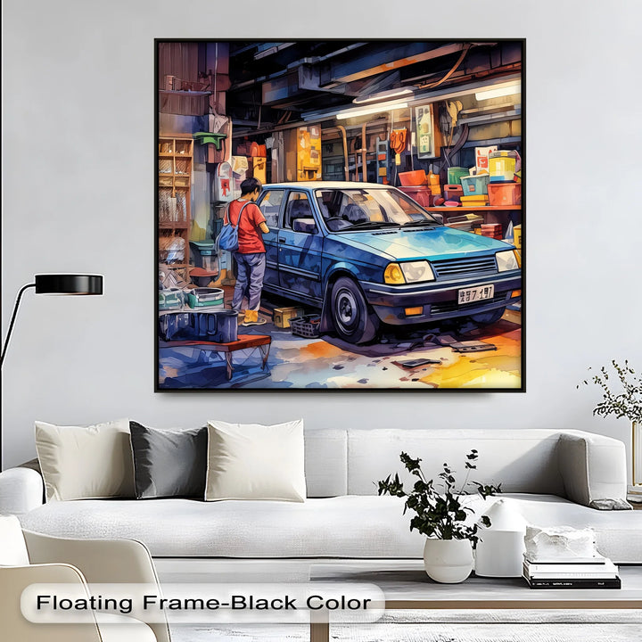 Mechanic’s Memory – Car Canvas Print - MyPhotoStation