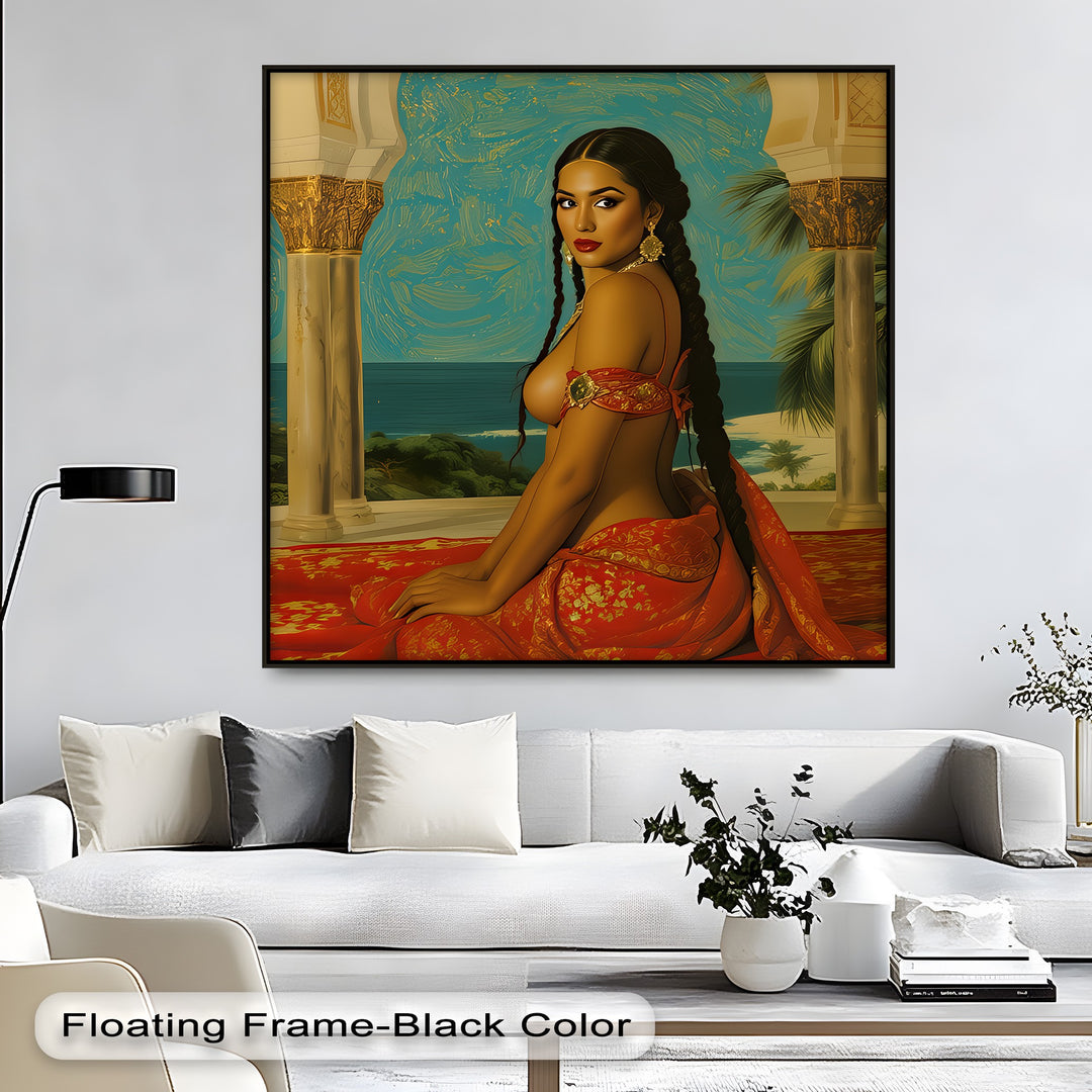 Crimson Empress – Erotic Canvas Wall Art | Canvas Wall Decor