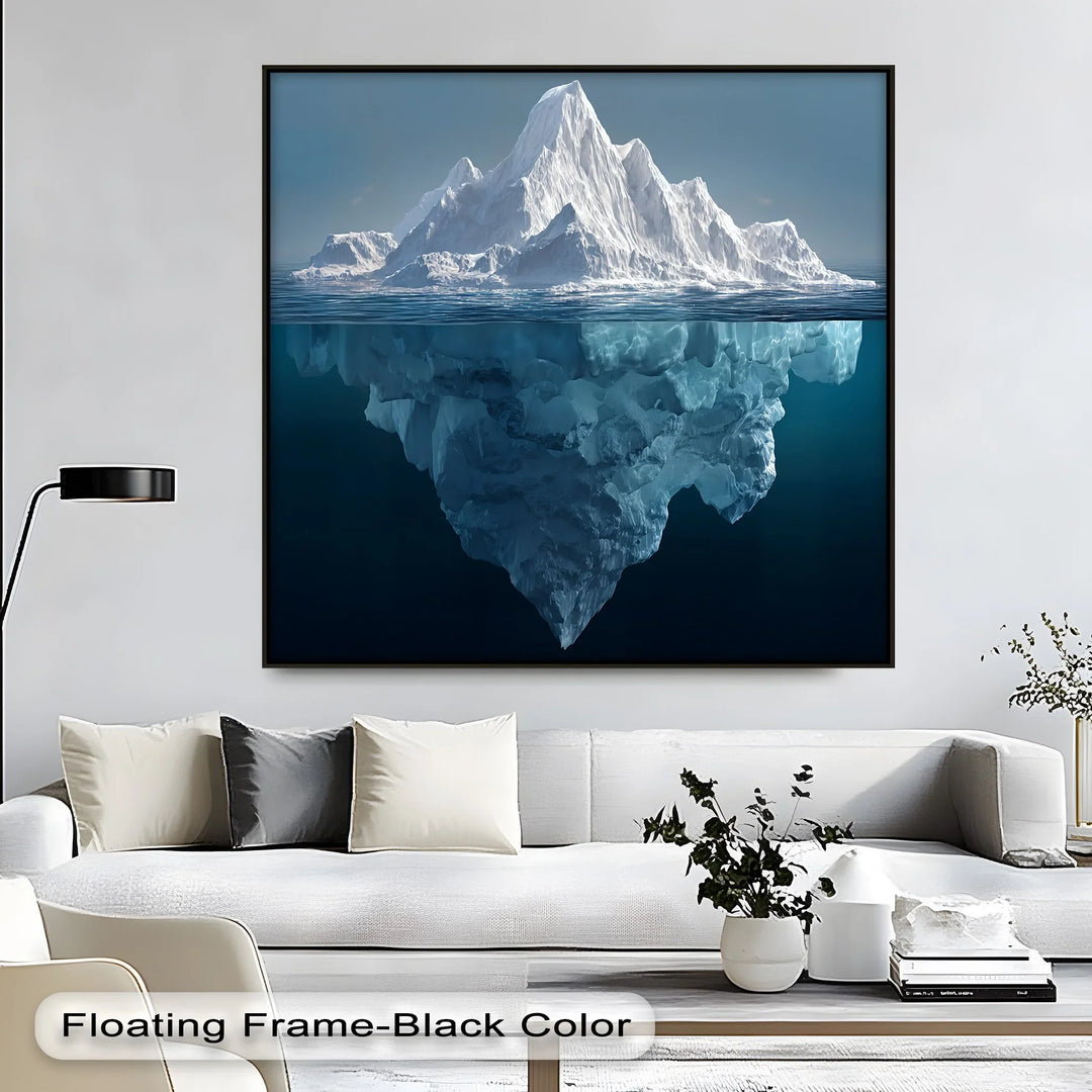 Beneath the Surface – Iceberg Canvas Print