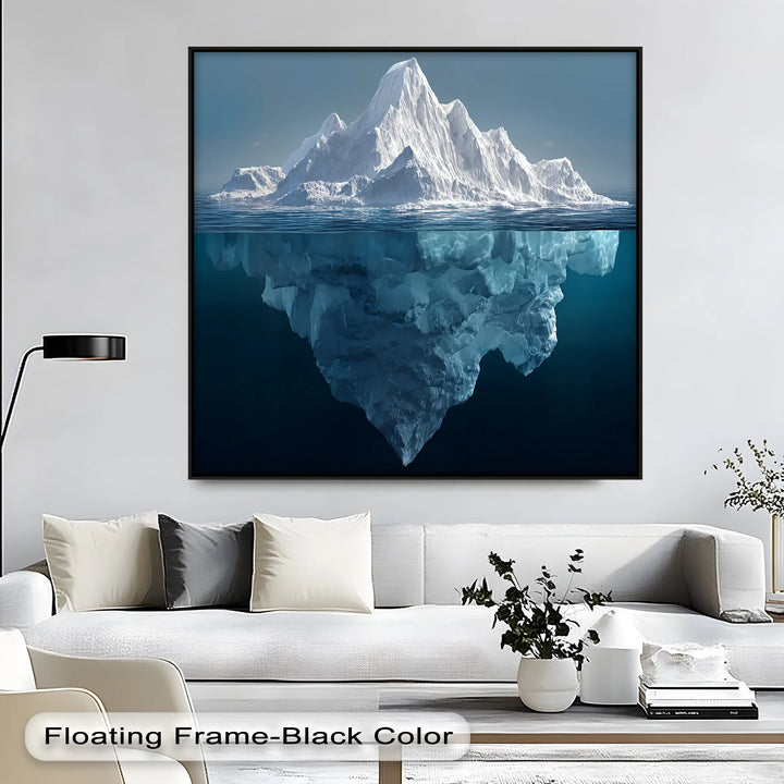 Beneath the Surface – Iceberg Canvas Print