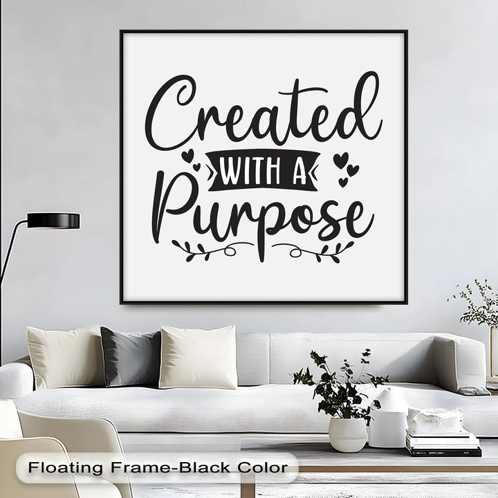 Inspiring typography print with spiritual meaning


