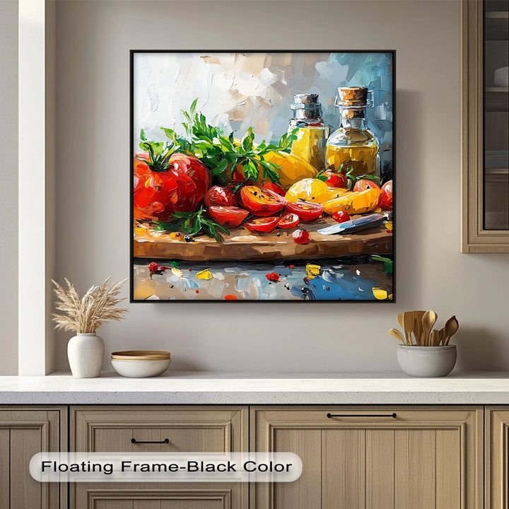 Heirloom Harvest – Tomato & Olive Oil Kitchen Canvas Prints - MyPhotoStation