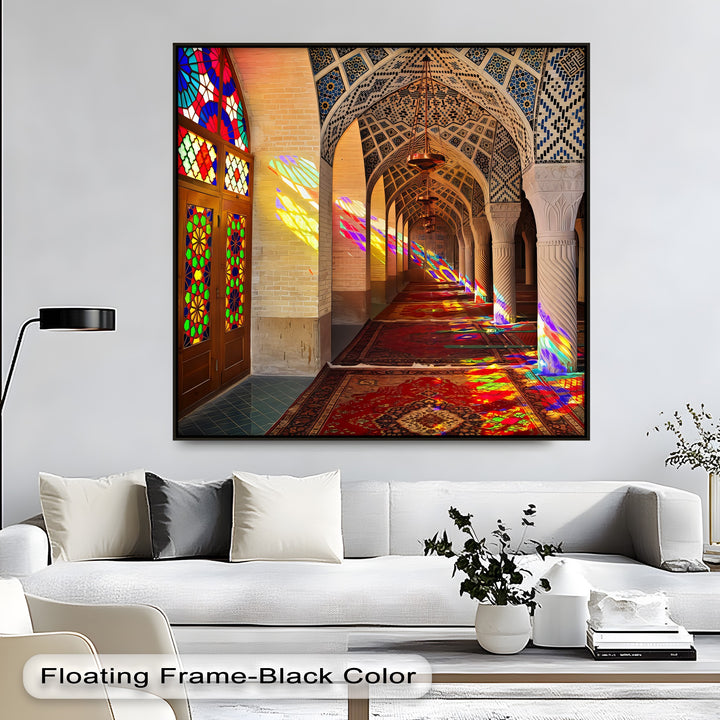 Prismatic Aisle of Light – Persian Canvas Print
