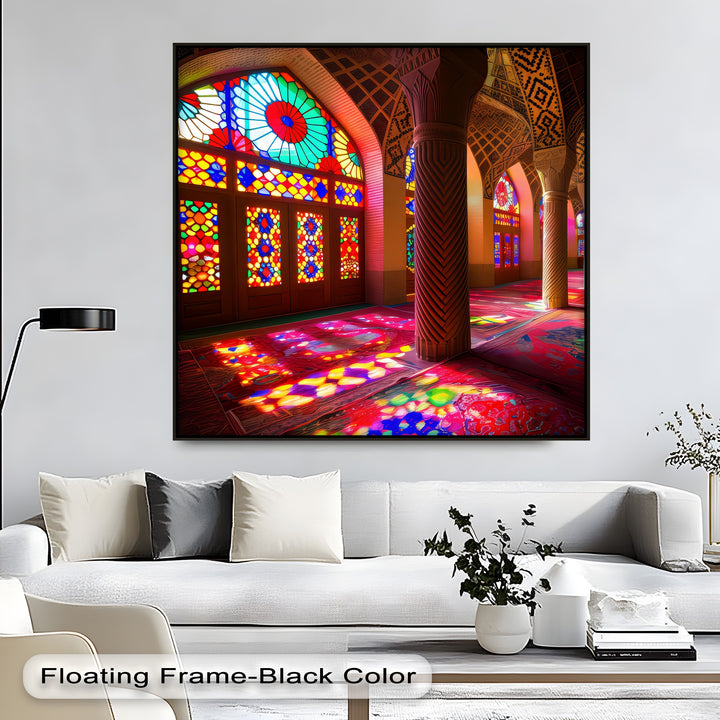 Sunlit Splendor Hall – Persian Canvas Print