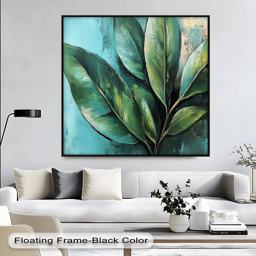 Verdant Energy – Tropical Banana Leaf Canvas Print - MyPhotoStation
