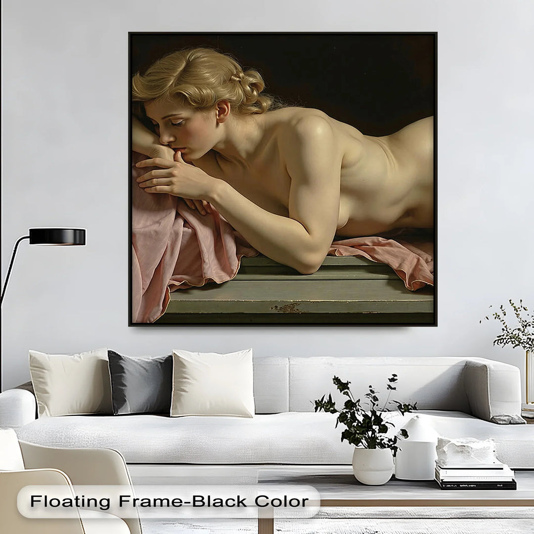 Timeless Reverie – Classical Nude Female Study Canvas Print - MyPhotoStation