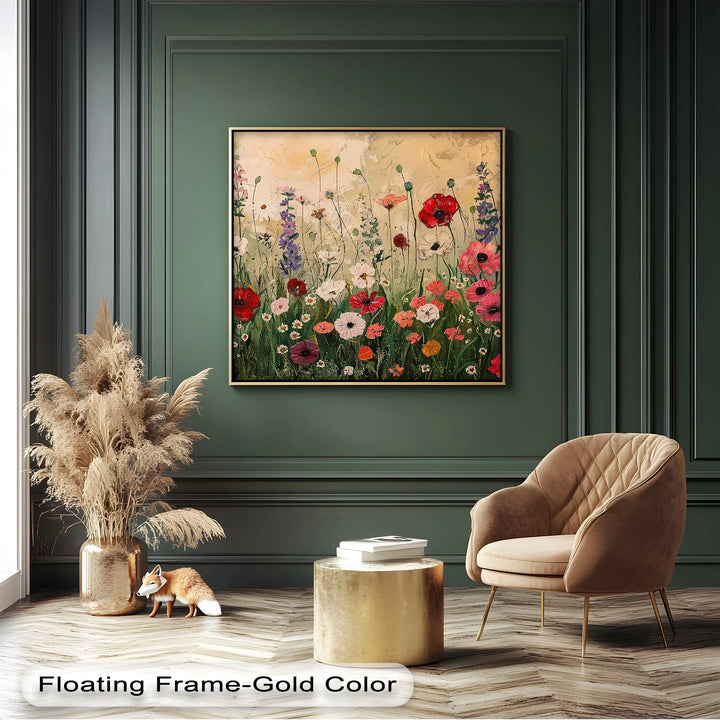 Wildflower Symphony – Colorful Floral Canvas Print - MyPhotoStation