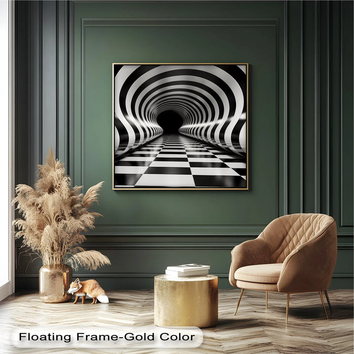 Waves of Infinity – Black & White Canvas Print - MyPhotoStation