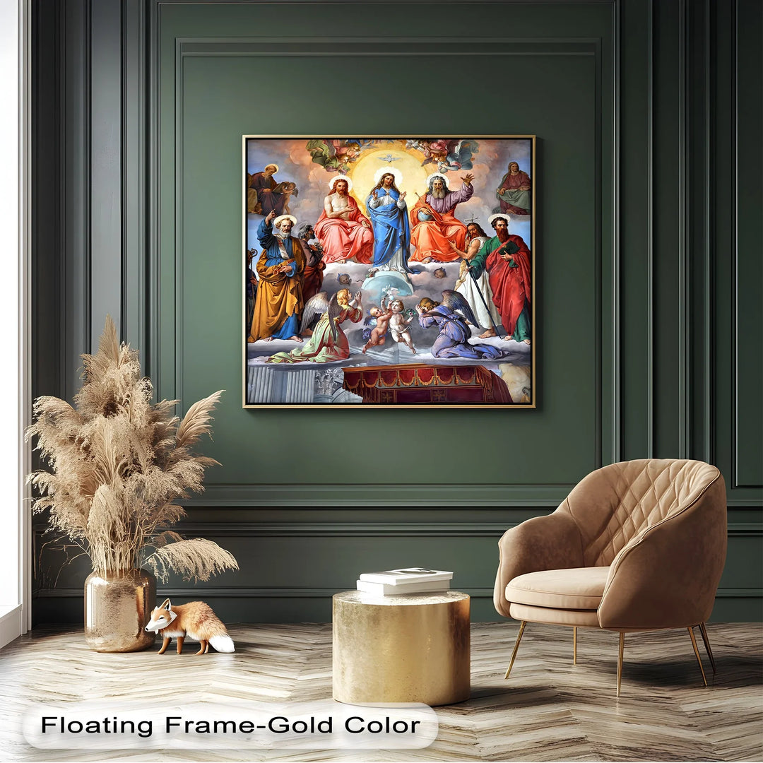 The Heavenly Coronation – Renaissance Religious Canvas Print - MyPhotoStation