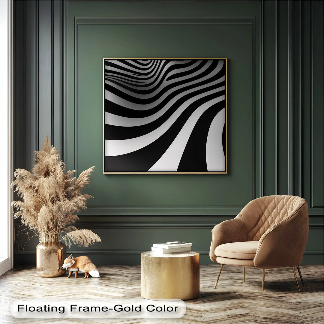 Velvet Currents – Black & White Canvas Print - MyPhotoStation