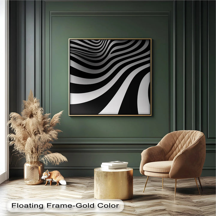 Velvet Currents – Black & White Canvas Print - MyPhotoStation
