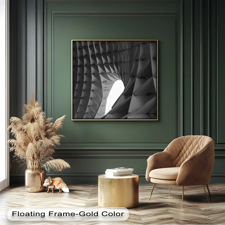Architectural Geometry – Abstract Structural Canvas Wall Art - MyPhotoStation