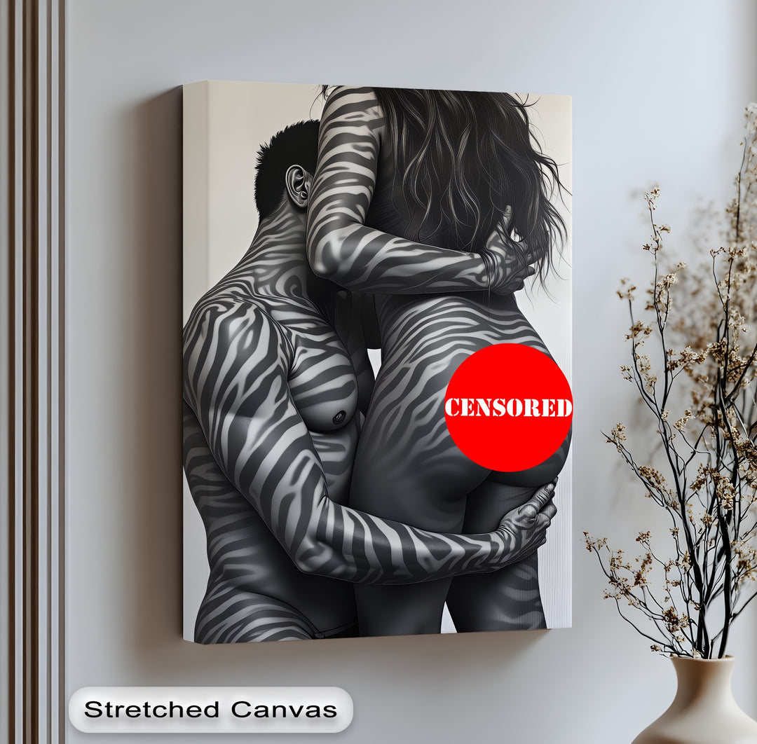 Passionate Connection – Erotic Canvas Print