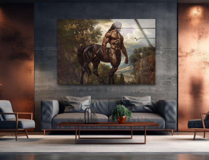 Centaur Glass Wall Art stained glass wall art, stained glass wall decor
