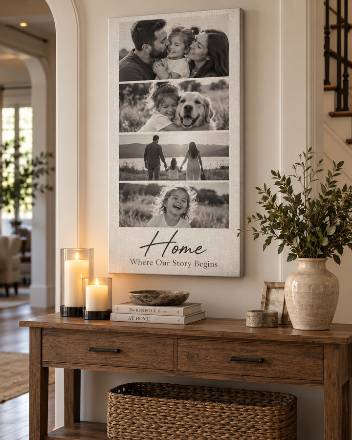 Vertical Custom Canvas Wall Art