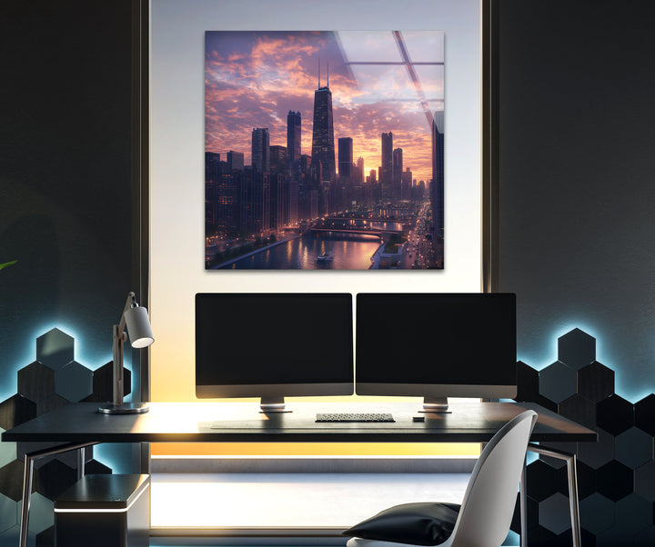 Large landscape wall art perfect for creating a focal point in any room with its grandeur and detail

