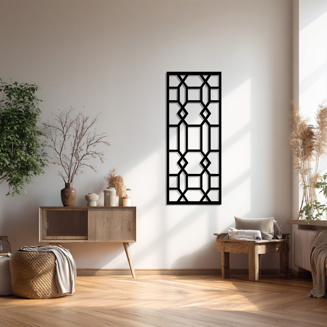 شبكة معمارية – هندسية حديثة فن جداري معدني