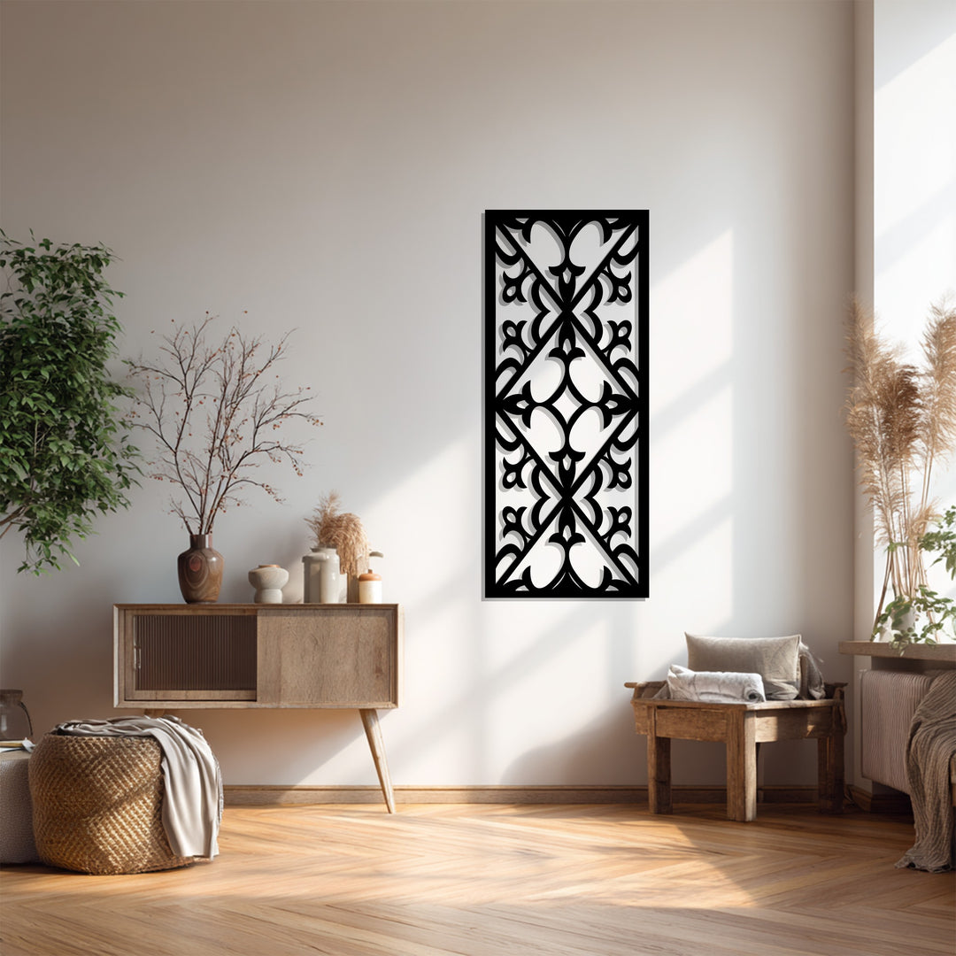 التناظر الإلهي – الهندسة الزخرفية فن جداري معدني