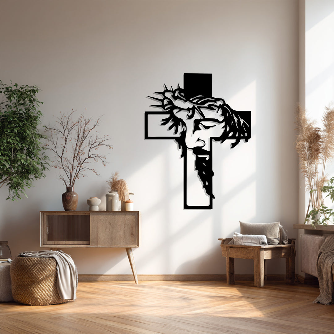 Jesus Crown of Thorns – Sacred Metal Wall Art