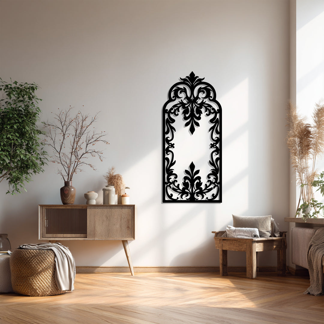 جوهر الباروك – القوس الزخرفي فن جداري معدني