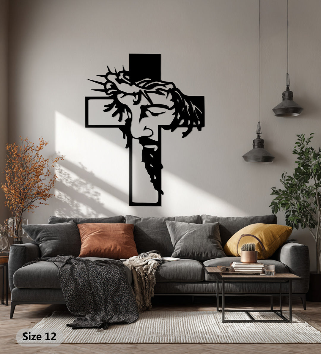 Jesus Crown of Thorns – Sacred Metal Wall Art