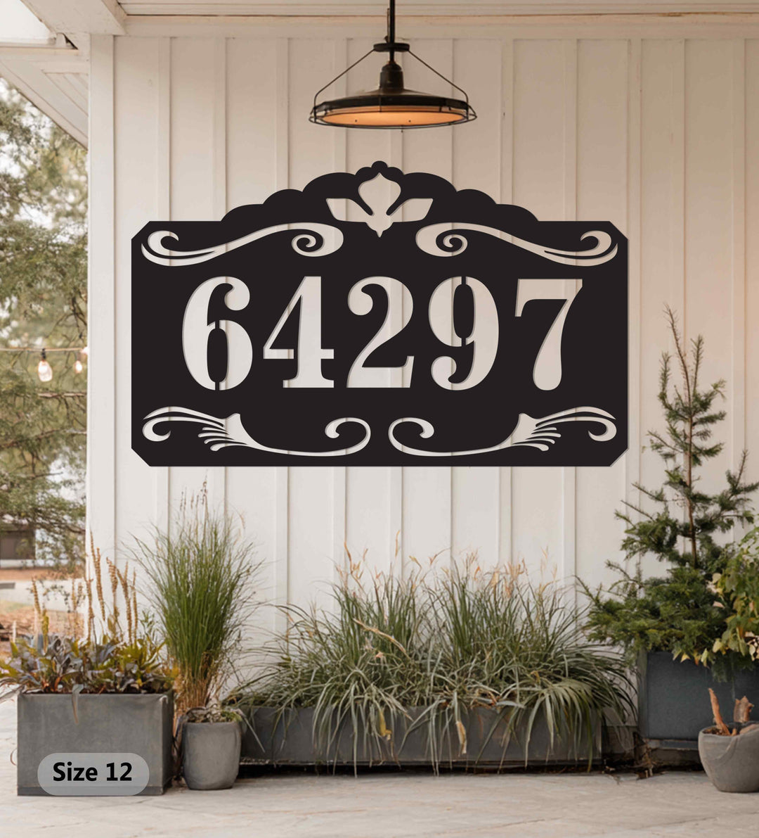 نمط التناغم - هندسي حديث فن جداري معدني لوحة