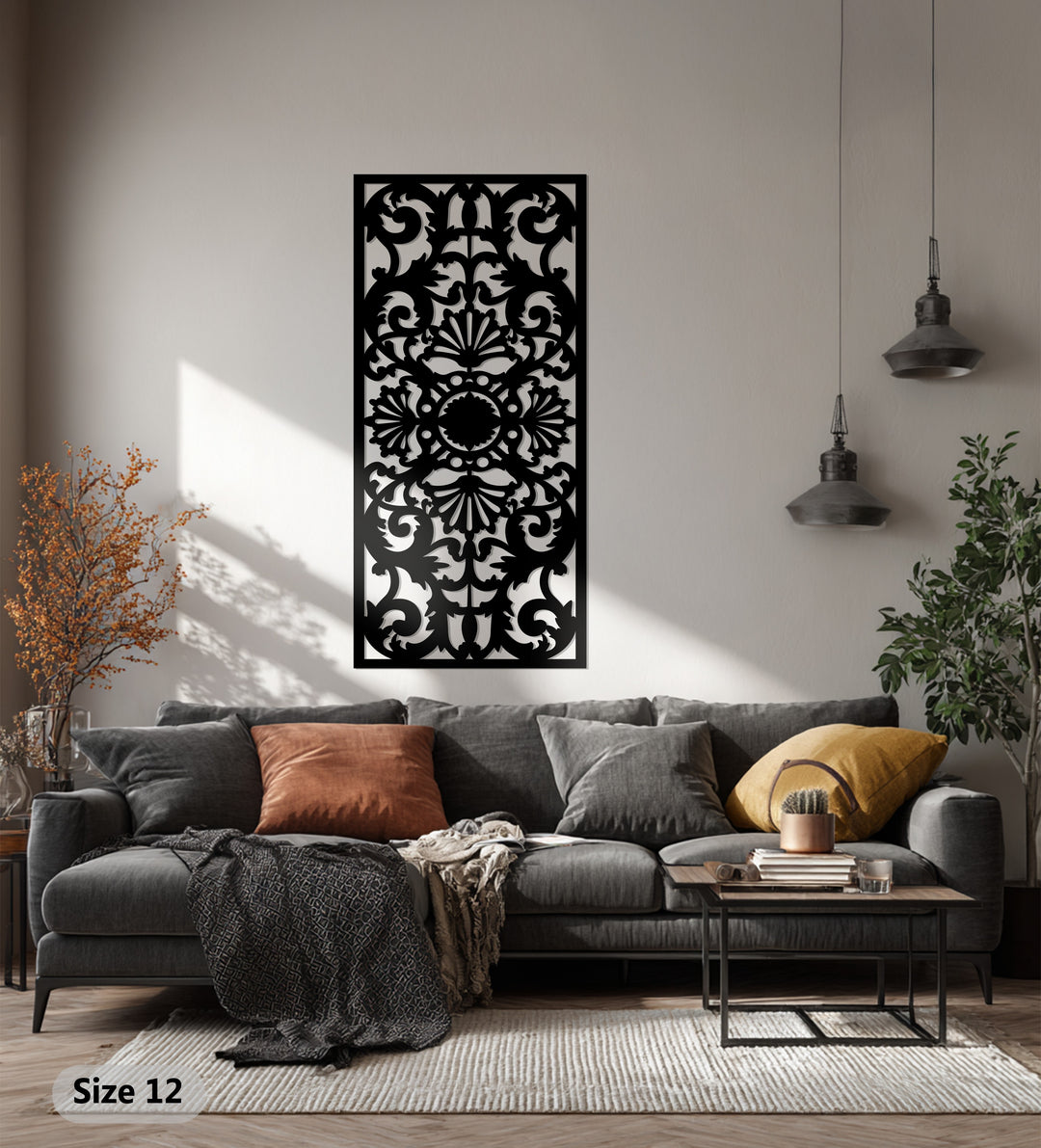 زهرة مهيبة – زينة فن جداري معدني لوحة