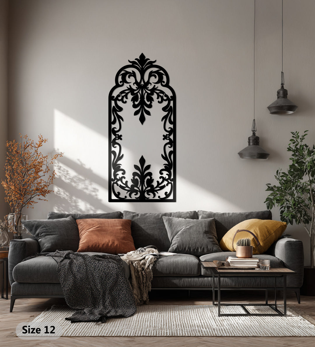 جوهر الباروك – القوس الزخرفي فن جداري معدني