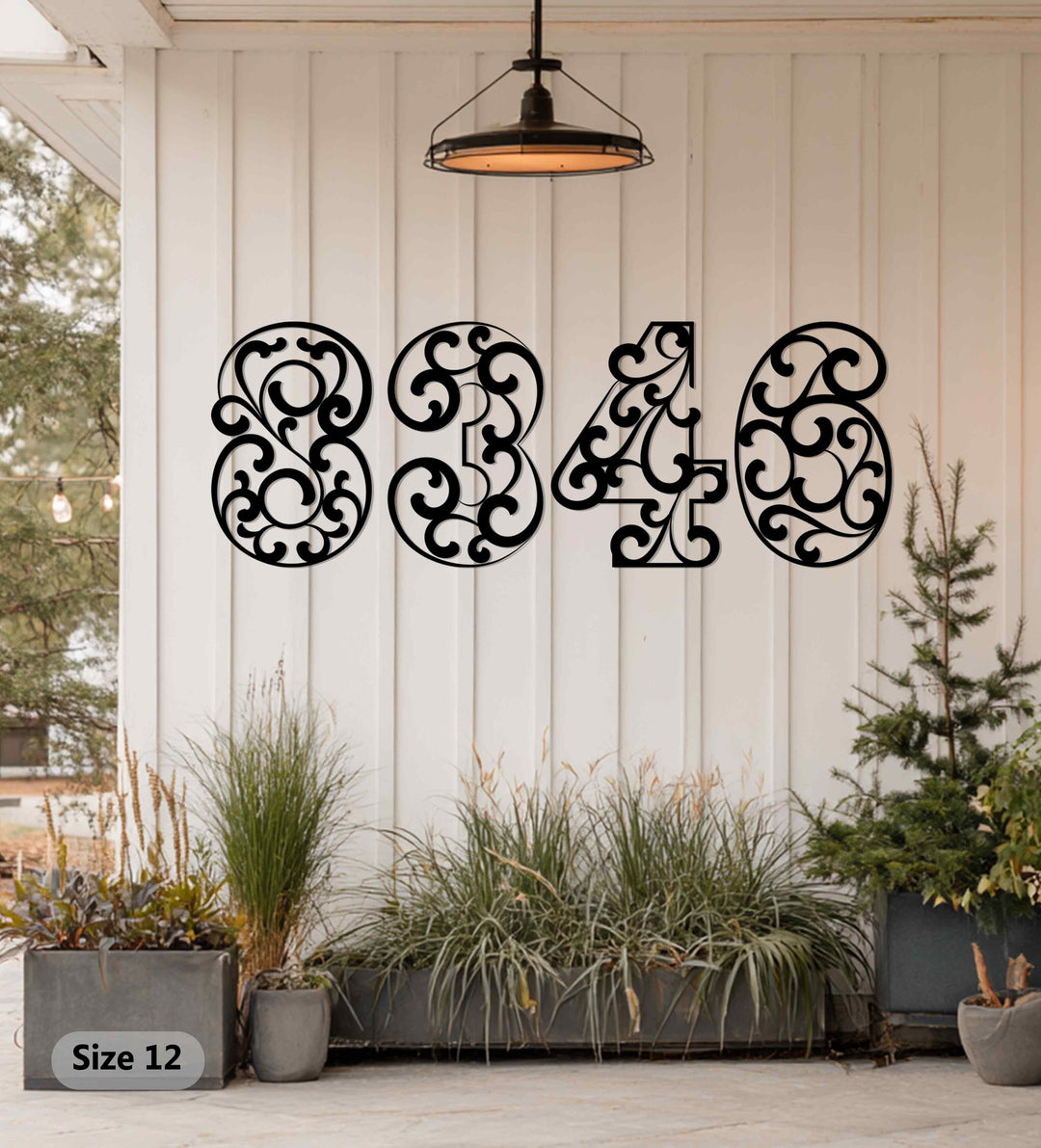 زهرة القمر – القمر وزهرة اللوتس فن جداري معدني