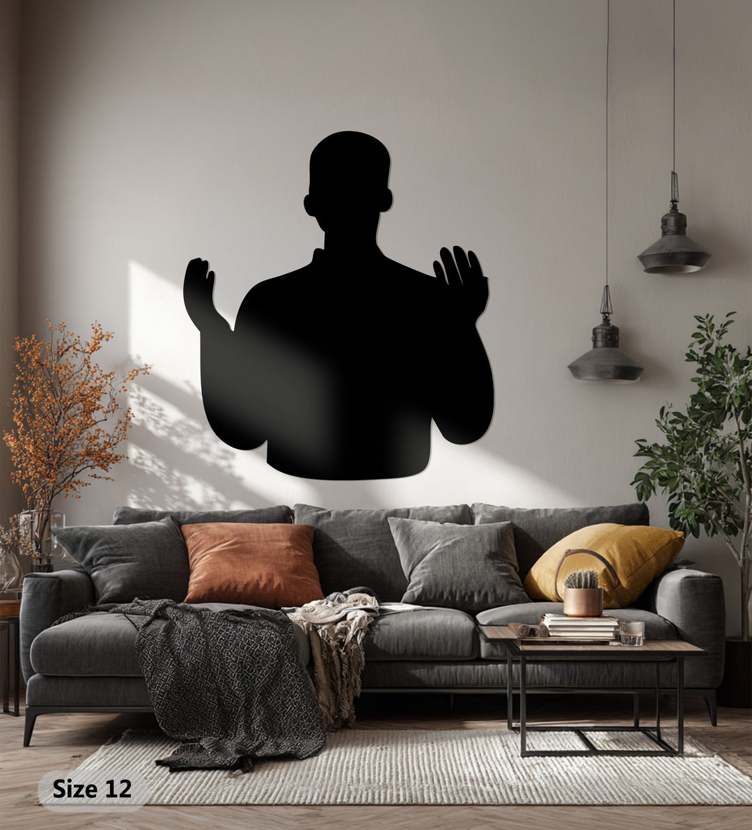 التناظر الإلهي – الهندسة الزخرفية فن جداري معدني